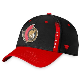 Ottawa Senators Fanatics Branded 2022 NHL Draft - Authentic Pro Flex Hat - Black/Red